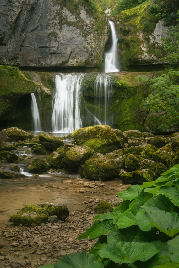 Waterfall of Billaude in Jura