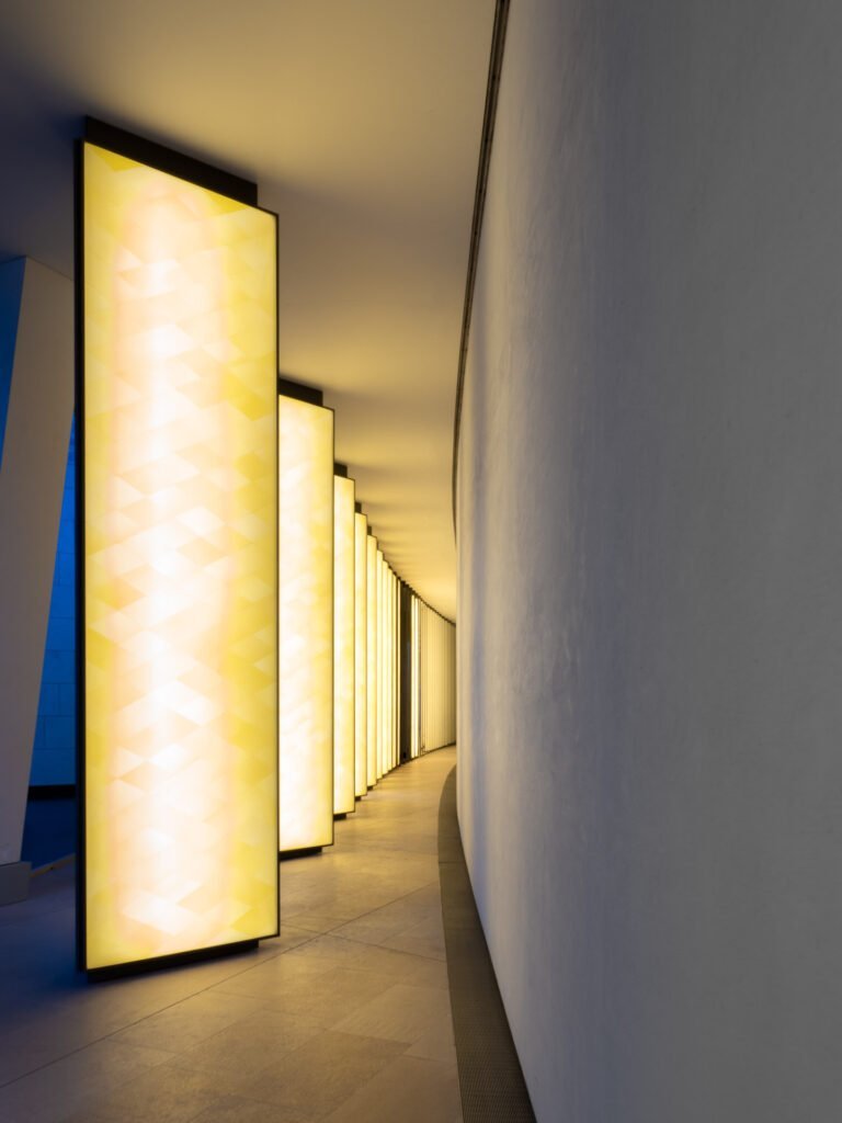 Lights in Fondation Louis Vuitton, Paris