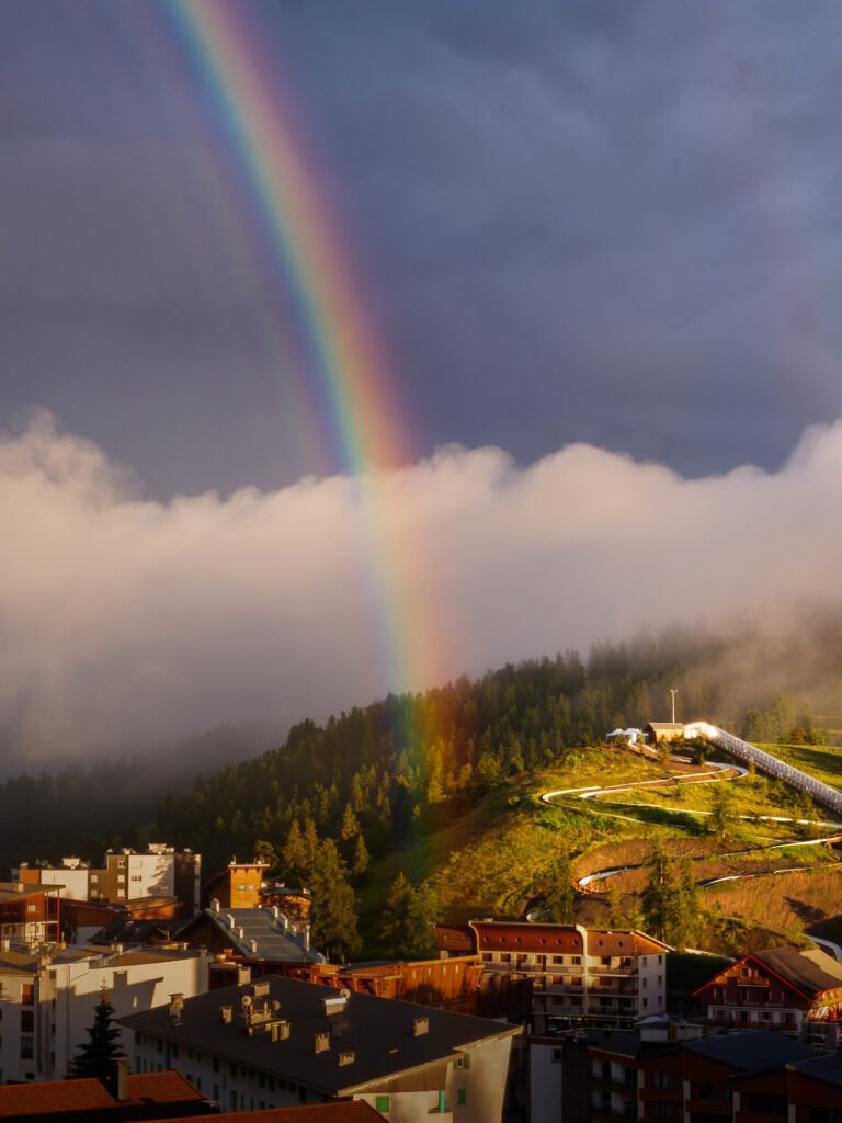 Rainbow in Valberg