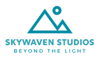 Skywaven Studios logo square blue